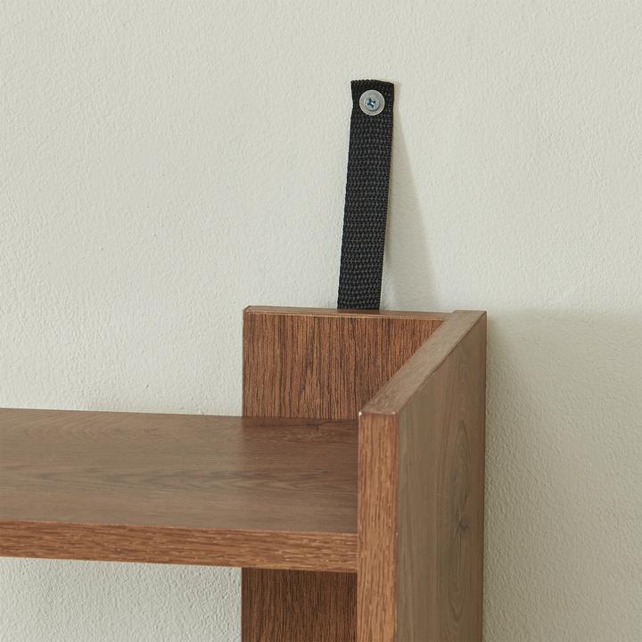 Produktbild En.Casa Fernsehschrank Rauki 233x31x141 cm Walnussoptik (233 x 31 x 140.50 cm)