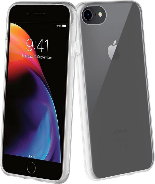 Muvit Mobile phone case iPhone 7 | iPhone 8 | iPhone SE 2020 Black Transparent iPhone SE (Apple iPhone 7, Apple iPhone 8, Apple iPhone SE)