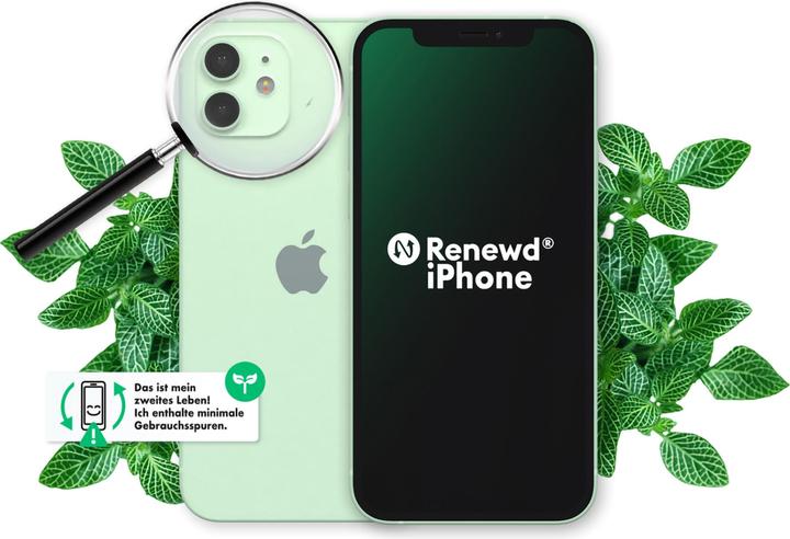 Immagine prodotto Renewd iPhone 12 (64 GB, Verde, 6.10", 12 Mpx, Doppia SIM, A / Come nuovo)