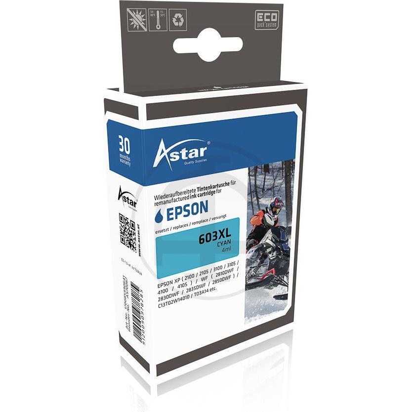 Astar, Druckerpatrone, AS70067 EPS. XP2100 TINTE CYA HC - Cyan