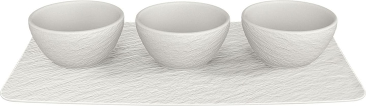 Set Dipschälchen 4tlg. Manufacture Rock blanc