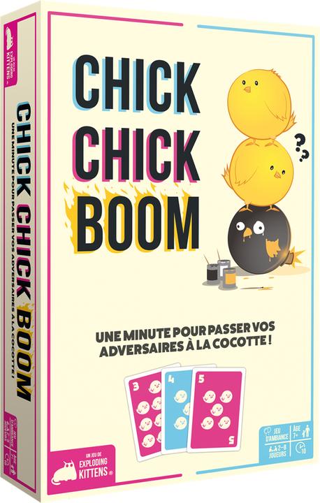 Produktbild Exploding Kittens Chick Chick Boom (Französisch, 2 - 4 Spieler)