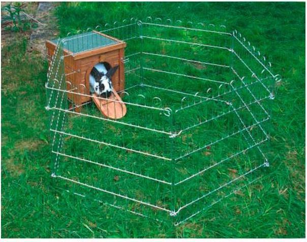 Image du produit Kerbl Abri d'extérieur pour petits animaux avec toit ouvrant en bitume