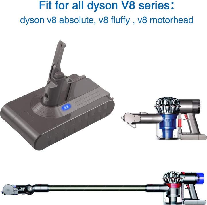Immagine prodotto Acconic Batteria 3000mAh per Dyson V8 V8 Absolute Animal Fluffy Range SV10
