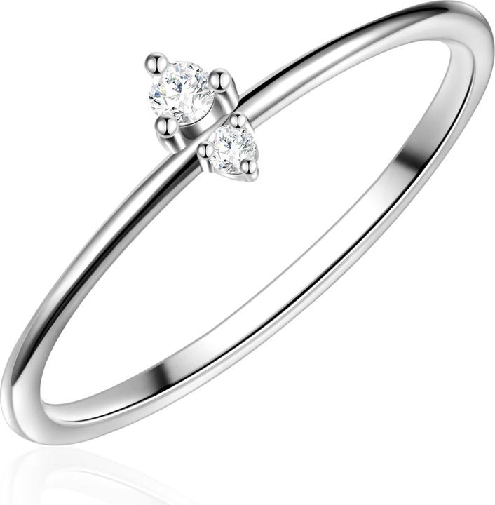 Image du produit Glanzstücke München Femme argent sterling zirconium argent - 23800 (60, Argent 925)