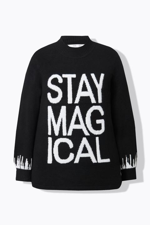 Image du produit Angel of Style Pull manches ballon, message STAY MAGICAL (54)