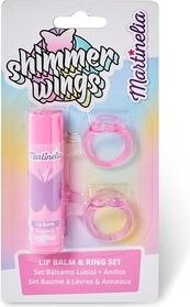 NoName Shimmer Wings Lip Balm & Ring Set