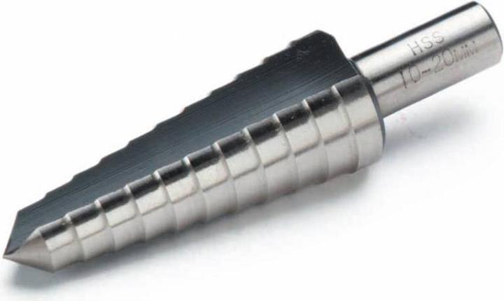 Actual product image Cimco Step drill, drilling range 20-30 mm, drilling depth 4 mm, shank 12 mm (30 mm)