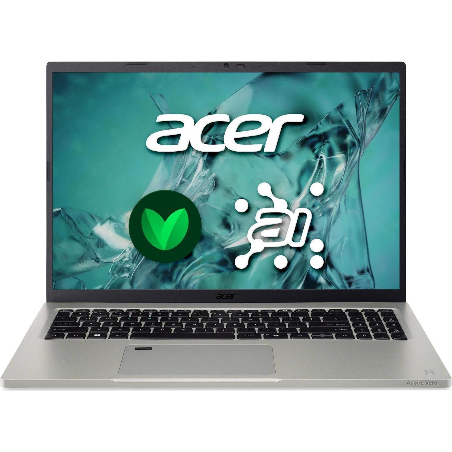 Acer Aspire Vero 16 (16", 512 GB, 16 GB, DE, Intel Core Ultra 5 225), Notebook, Grau