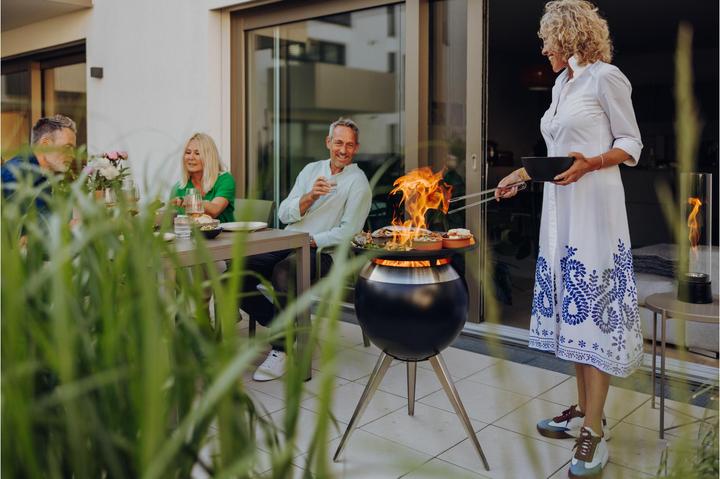 Image du produit Höfats MOON 45 Bol de feu avec pied haut (45 cm)