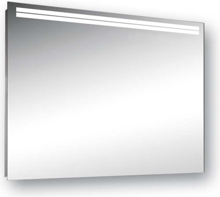 Produktbild Schneider ARANGA LED Lichtspiegel, mit Spiegelheizung und Steckdose, 915x48x700mm, Lichtbänder oben