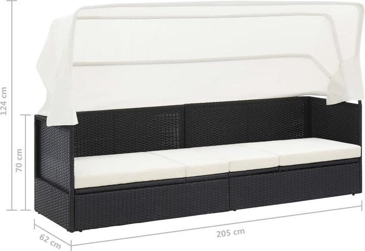 Immagine prodotto vidaXL Gartensofa (205 cm)