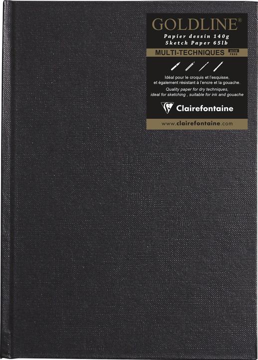 Produktbild Clairefontaine Trockene Techniken (A5, Harter Einband)