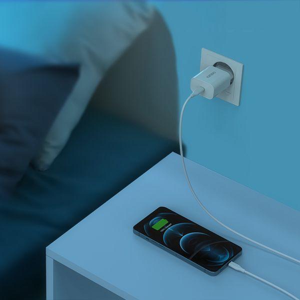 Thumbnail - Choetech 20W Typ C WandladegerÃ¤t WeiÃ EU Q5004 EU (20 W), USB Ladegerät, Weiss
