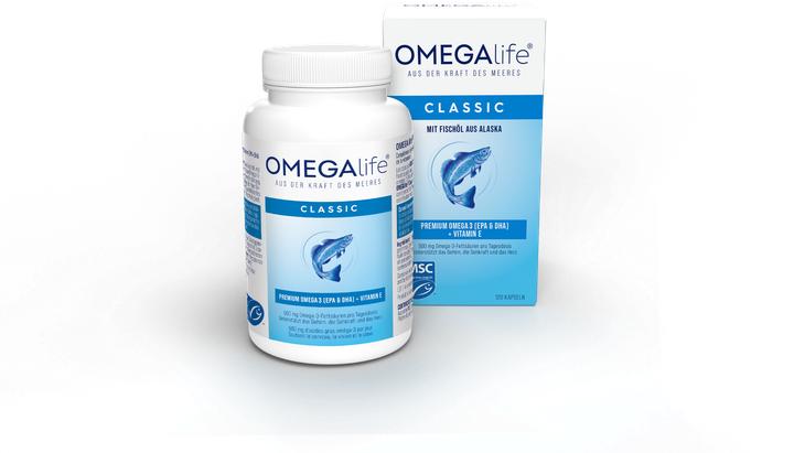 Actual product image Omega-Life Classic (120 Piece, Capsules, 235 g)