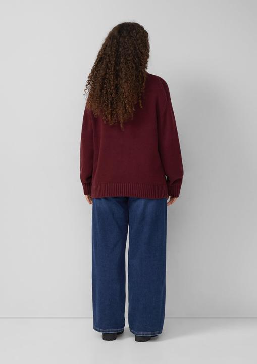Produktbild s.Oliver Strickpullover Strickpullover aus weicher Baumwollmischung (52)