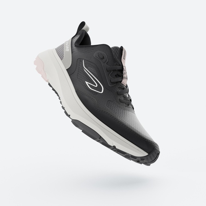 Actual product image Kalenji Kiprun JF190 Women's Running and Trail Shoes - Black/Pink (39)