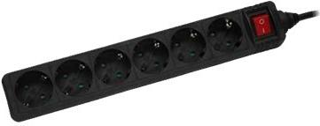 Actual product image InLine socket strip (6 x, CEE 7/4, 3 m)