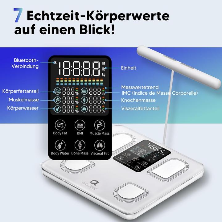 Produktbild Arboleaf Körperanalysewaage (180 kg)