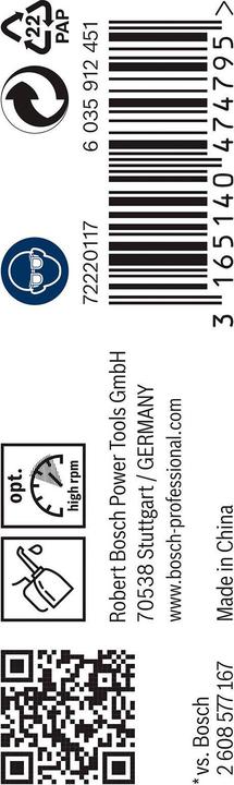 Image du produit Bosch Professional Zubehör Foret hélicoïdal PRO Metal HSS-G, 1,9 x 22 x 46 mm (1,9 mm)