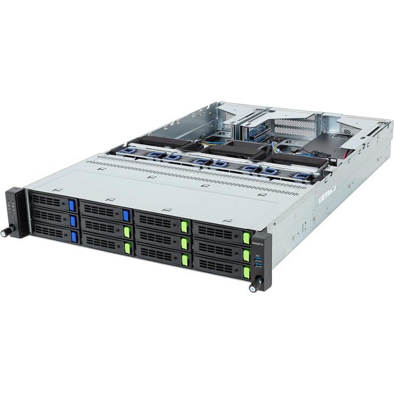 Gigabyte R263-Z35-AAF1 (Rev. 3.x) Rack Server 2U Single Sockel SP5 6NR263Z35DR000ACF1, Server Barebo