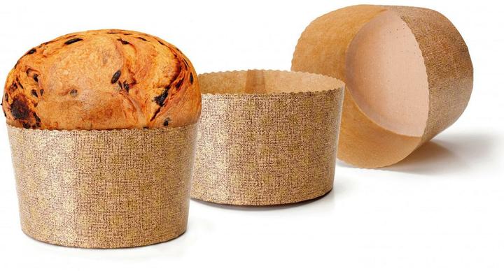 Actual product image Ibili Set 5 Panettone-Formen 900 gr. Für selbstgemachten Panettone (18 cm)