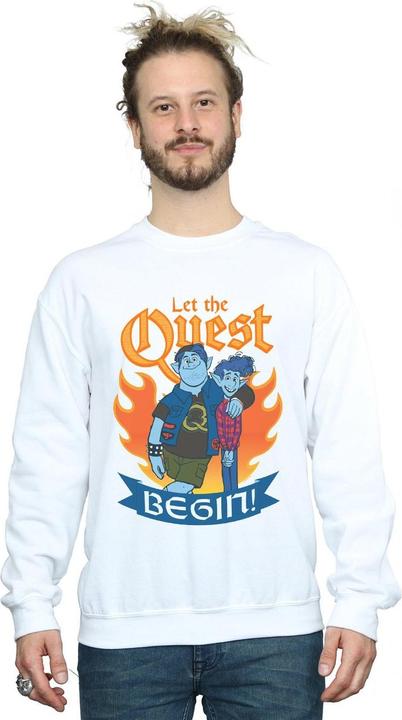 Actual product image Disney Mens Onward Let The Quest Begin Sweatshirt (L)