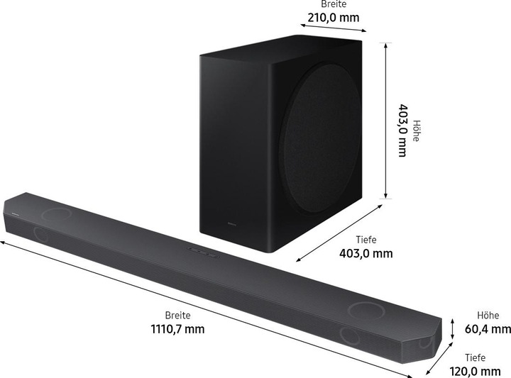 Produktbild Samsung HW-Q800B (360 W, 5.1.2 Kanal)