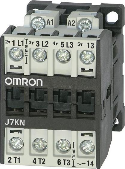 Produktbild Omron Industrial Automation Electronic Components Leistungsschütz 24 VAC 3 NO 1 Schliesser (NO) Schraubklemmen (J7KN-18D-
