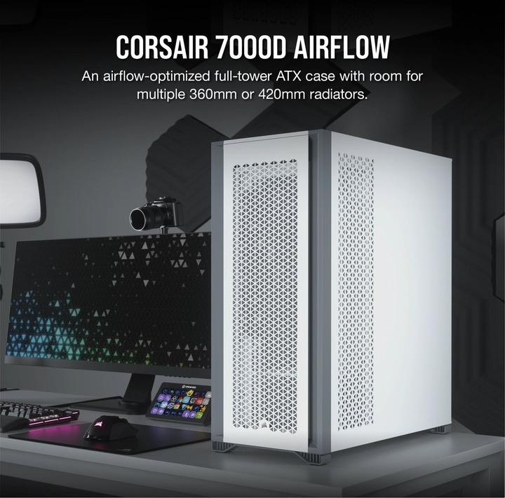 Image du produit Corsair 7000D Airflow TG (ATX, mATX, Mini-ITX, E-ATX)