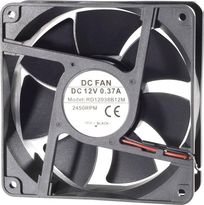 Image du produit Tru Components Ventilateur axial 12 V/DC 193 m³/h ( (120 mm, 1 x)