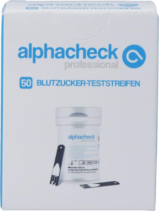 Produktbild Alphacheck professional Blutzucker Teststreifen