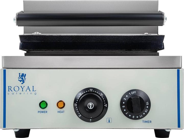 Actual product image Royal Catering Waffle Maker - 1500 Watts - Heart-Shaped