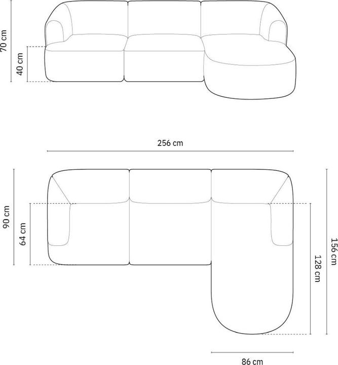 Image du produit Cosmopolitan Design Campi (Canapé d’angle)
