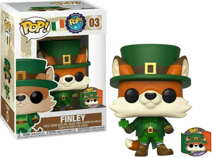 Image du produit Funko POP! Autour du Monde - Irlande - Finley avec Pin