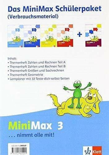 Produktbild Mathematik Minimax. Schülerpaket 3. Schuljahr Verbrauchsmaterial (Deutsch, Ernst Klett Verlag, 2014)