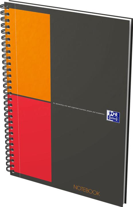 Actual product image Oxford International Notebook (B5, Checked, Soft cover)
