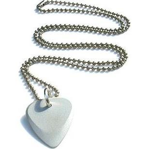 Timber Tone Fusion Tones Necklace white (1 x), Plektrum, Weiss