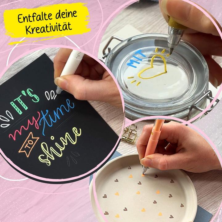 Immagine prodotto Online Acryl Liner 18628/6 rose (Rosa, 6x)