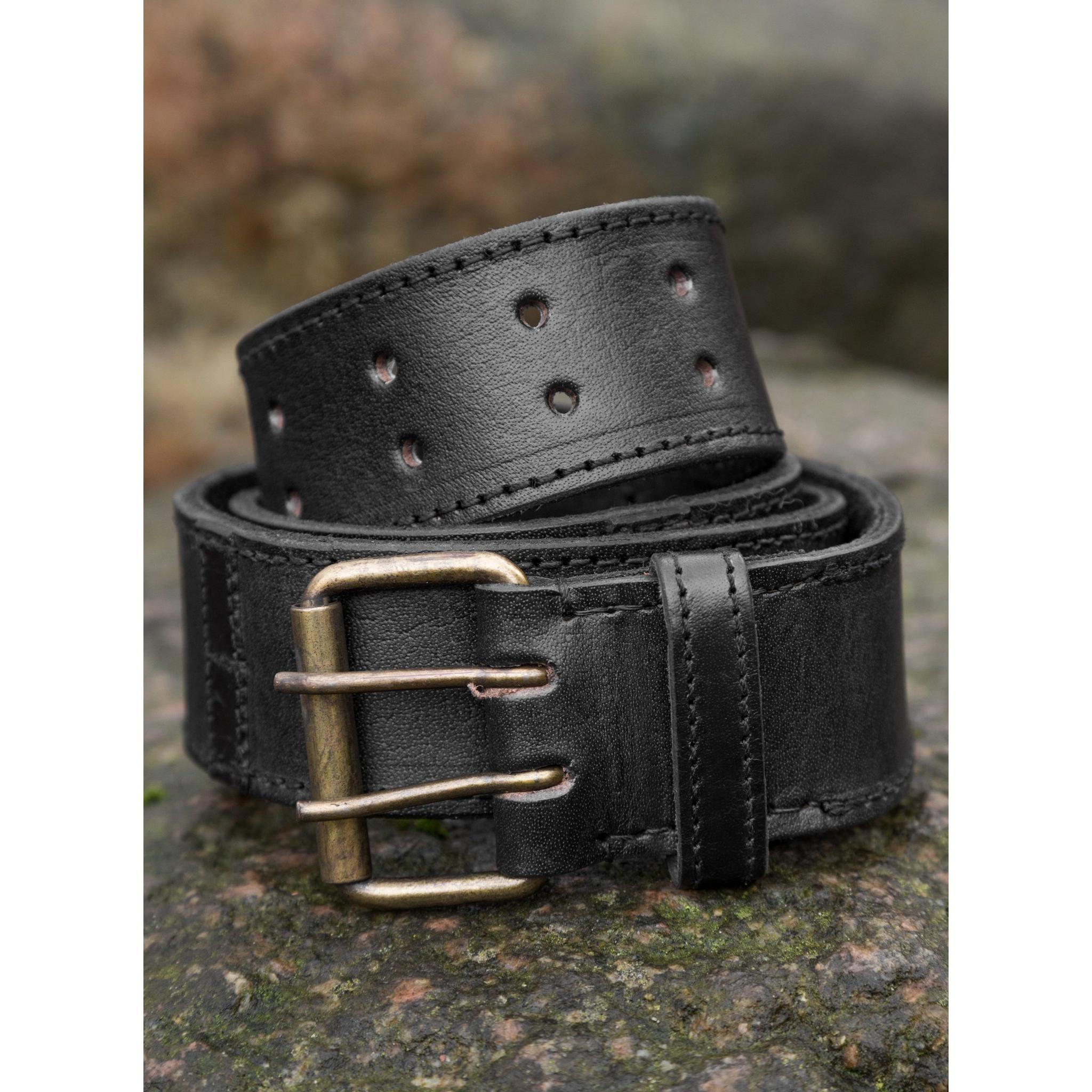 Thumbnail - Iron Fortress Gürtel mit Doppelschnalle - Arnold schwarz