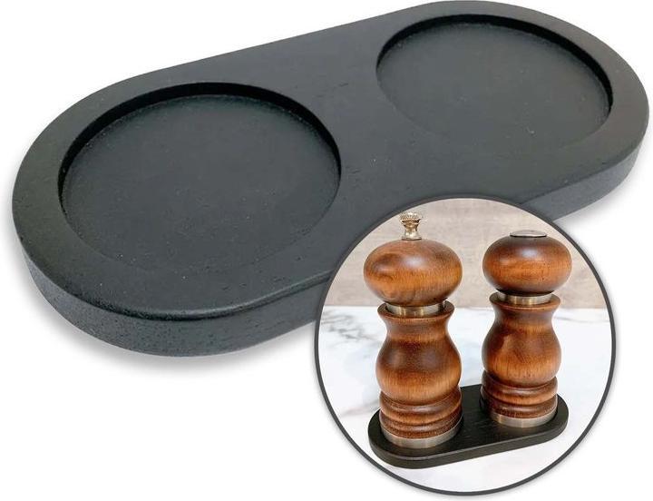 Actual product image Hermex Spice Mill Coaster Pepper Mill Coaster Spice Mill Base