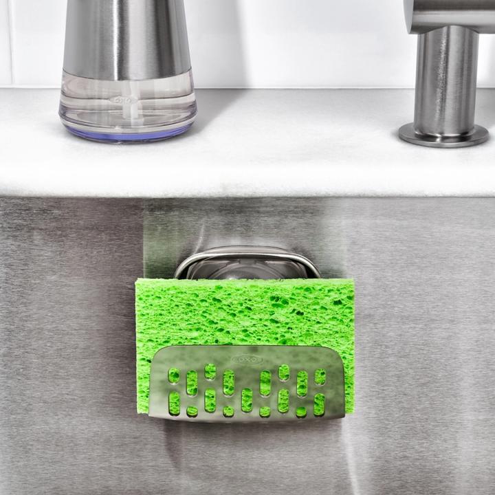 Immagine prodotto OXO Porta spugne con supporto a ventosa Grigio