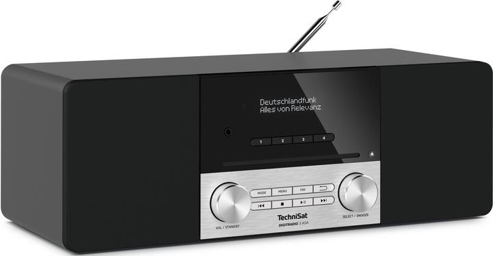 Produktbild TechniSat DigitRadio 3 ASA schwarz/silber (DAB+, FM, Bluetooth)
