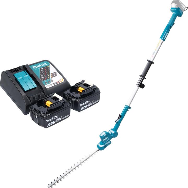 Produktbild Makita DUN 461 WRM2 Akku Heckenschneider 18 V 46 cm + 2x Akku 4,0 Ah + Ladegerät (Akkubetrieb)