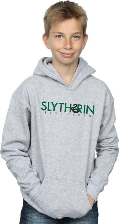 Image du produit - Sweat à capuche SLYTHERIN TEXT - Garçon (116)