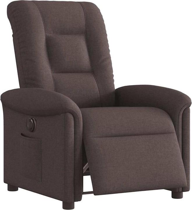 Produktbild vidaXL Relaxsessel Elektrisch Dunkelbraun Stoff