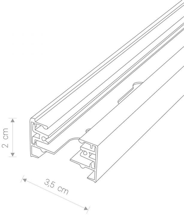 Actual product image Nowodvorski Profile Track do mocowania opraw oświetleniowych listwa 2m czarne (9452)