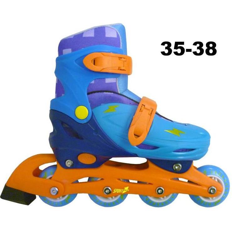 Power Play, Rollschuhe, Sport1 "Easy Roller" Blå inlinere Rulleskøjter til børn str. 35-38 (35), Blau