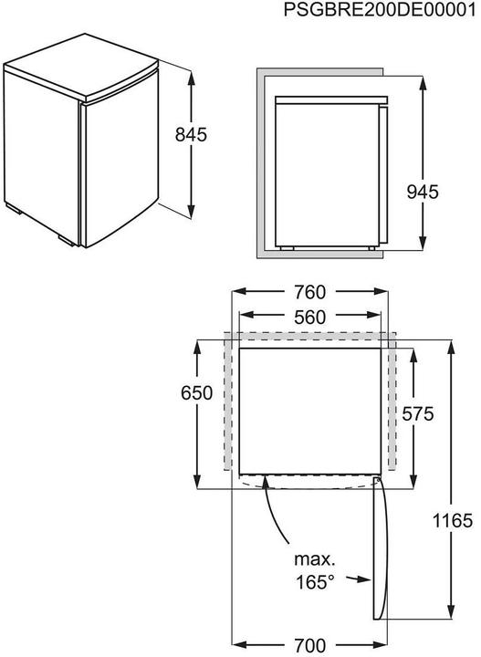 Actual product image Zanussi Gefrierschrank A++ (Stand-alone, 85 l)