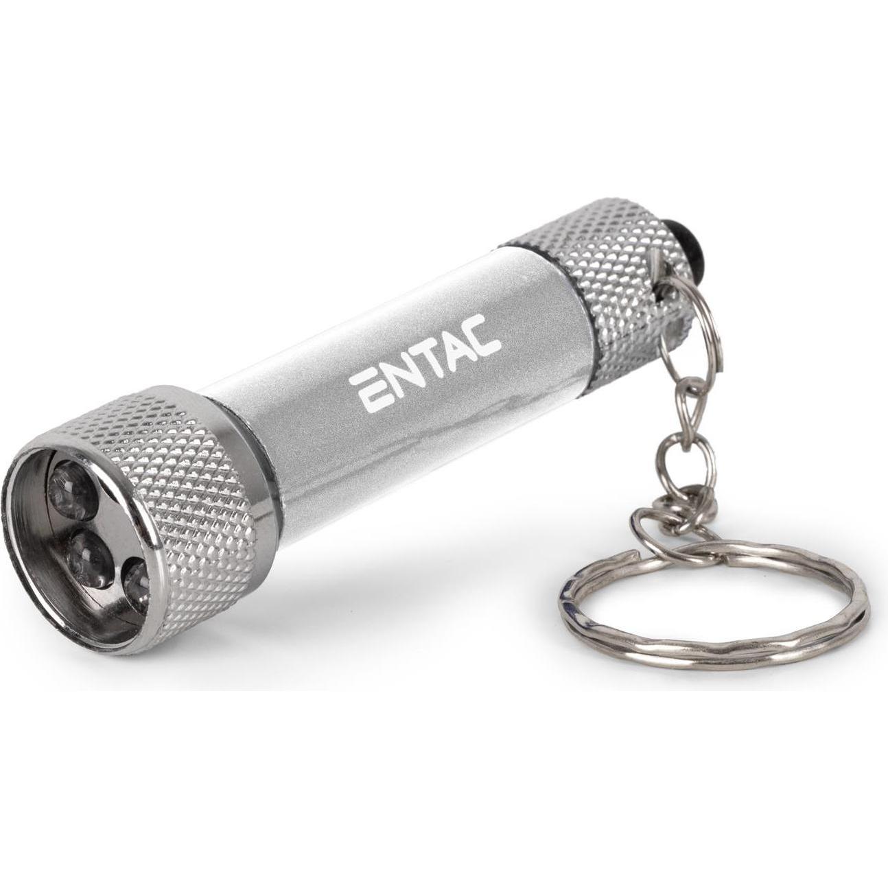 Entac, Torcia, Taschenlampe 5LED Schlüsselanhänger Silber (6.85 cm, 30 lm)